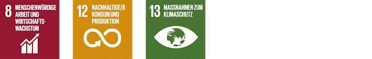 2022 Content Unternehmen SDG 8 12 13 Content Logos